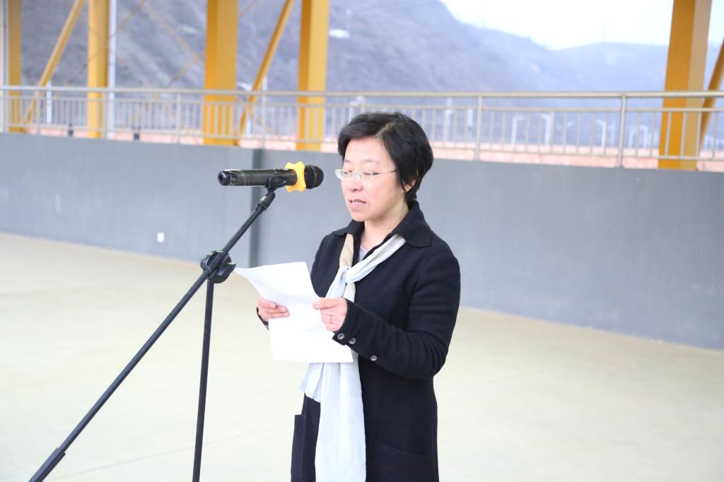 党委委员、副院长党云萍在演讲